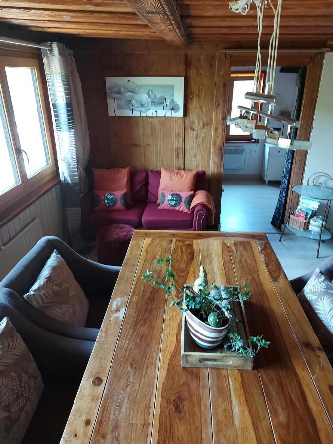 Petite Maison Sur La Colline Du Gibloux: 1Chambre,1 Salon Et Salle De Bain Prives Au Rez De Chausse, Piscine Exterieur Et Bbq , Le Châtelard-Montreux Exterior photo